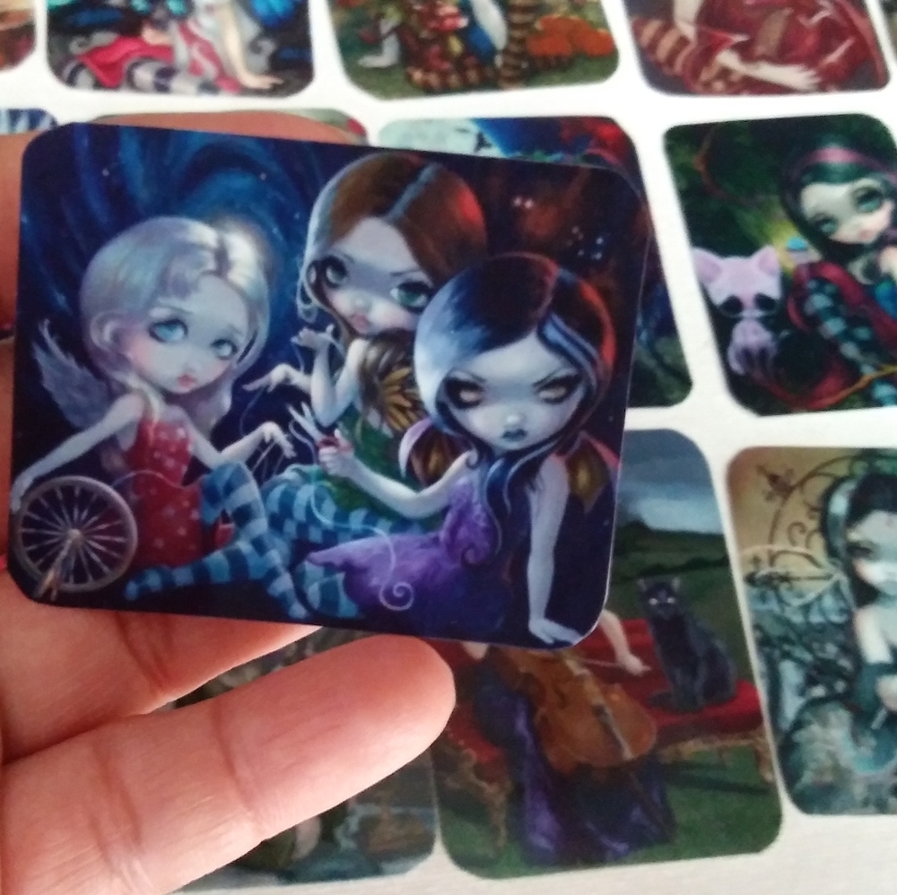 Jasmine Beckett Griffith ser of 16 stickers 💀